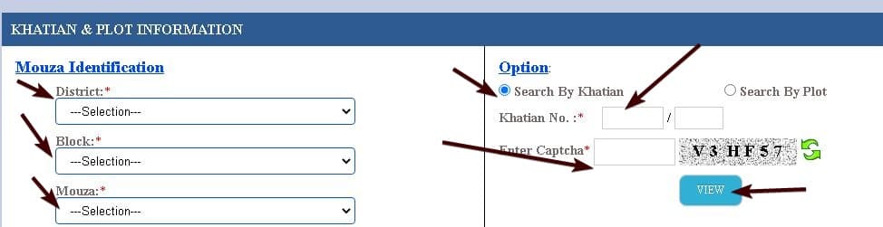 पश्चिमी बंगाल भूलेख कैसे देखें? | West Bengal Bhulekh Khatian & Plot online 3 पश्चिमी बंगाल भूलेख कैसे देखे