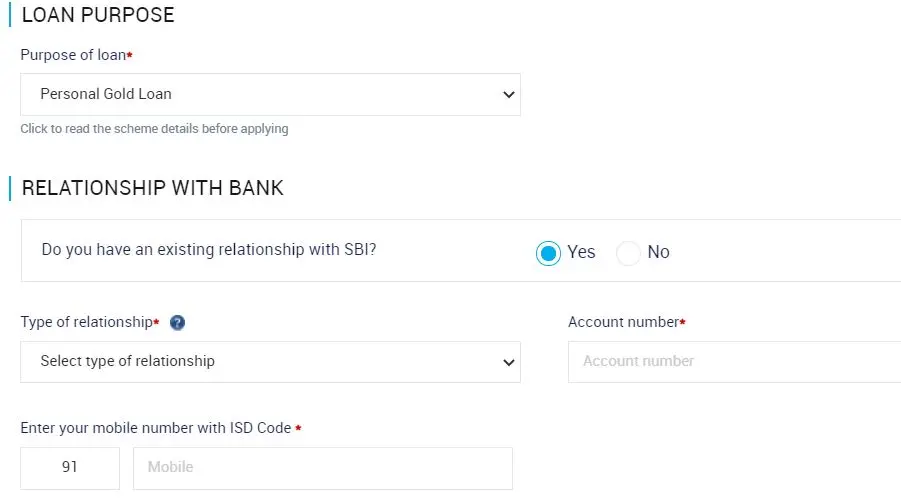 SBI Gold Loan कैसे लें? | ब्याज दर, लोन राशि और प्रोसेसिंग फीस 2 SBI Gold Loan कैसे लें
