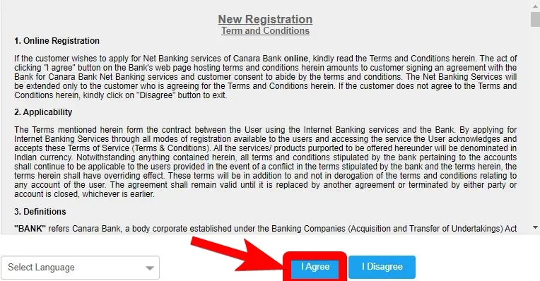 केनरा नेट बैंकिंग रजिस्ट्रेशन कैसे करें? | Canara Online Banking Registration 5 केनरा बैंक ऑनलाइन बैंकिंग कैसे चालू करें