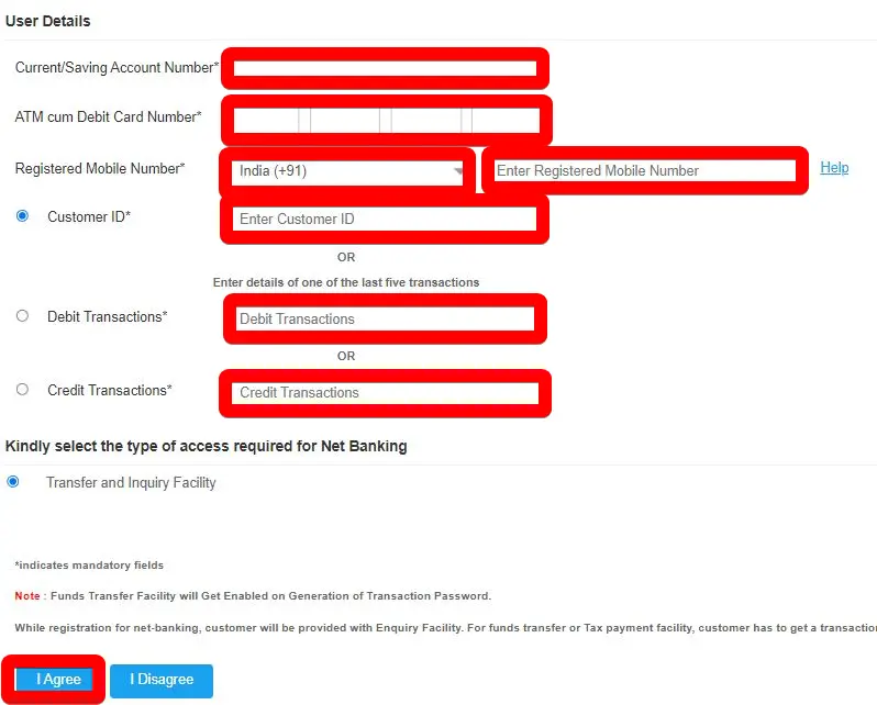 केनरा नेट बैंकिंग रजिस्ट्रेशन कैसे करें? | Canara Online Banking Registration 6 केनरा बैंक ऑनलाइन बैंकिंग कैसे चालू करें