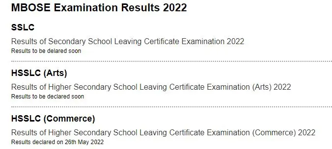मेघालय बोर्ड 10वीं व 12वीं का रिजल्ट ऑनलाइन यहाँ चेक करें? Meghalaya Board MBOSE HSSLC Result 2 मेघालय बोर्ड 10वीं 12वीं का रिजल्ट कैसे चेक करें