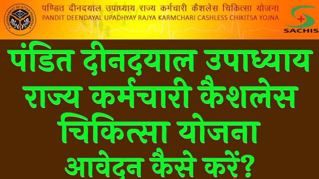 पंडित दीनदयाल उपाध्याय राज्य कर्मचारी कैशलेस चिकित्सा योजना 2025 लाभ, पात्रता व आवेदन प्रक्रिया