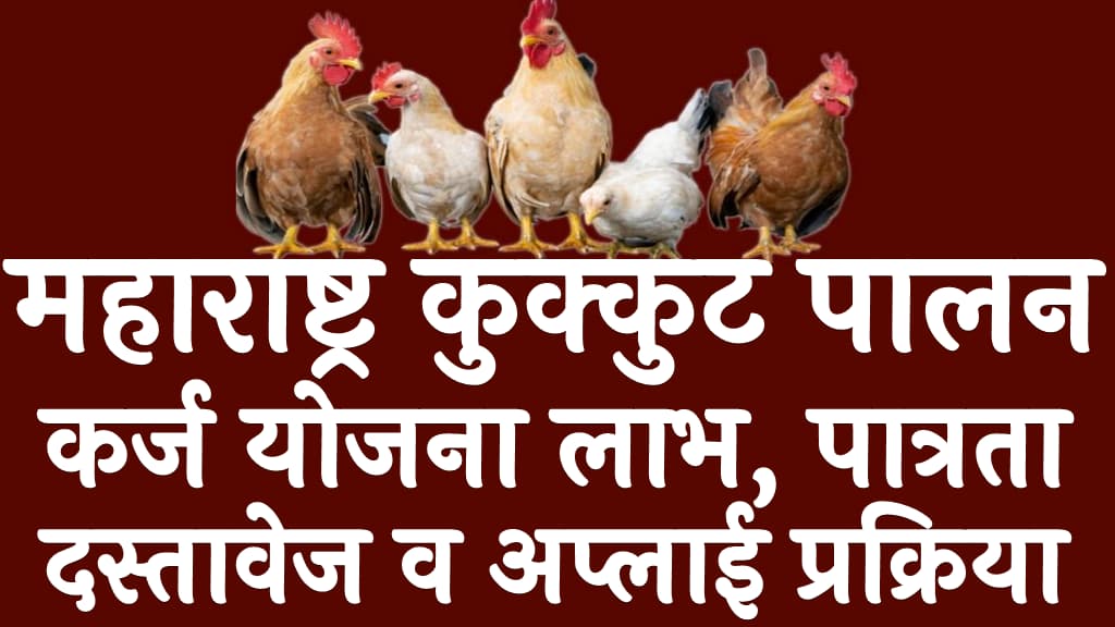 महाराष्ट्र कुक्कुट पालन कर्ज योजना लाभ, पात्रता, दस्तावेज व अप्लाई प्रक्रिया Maharashtra Kukut Palan Karj Yojana 2025