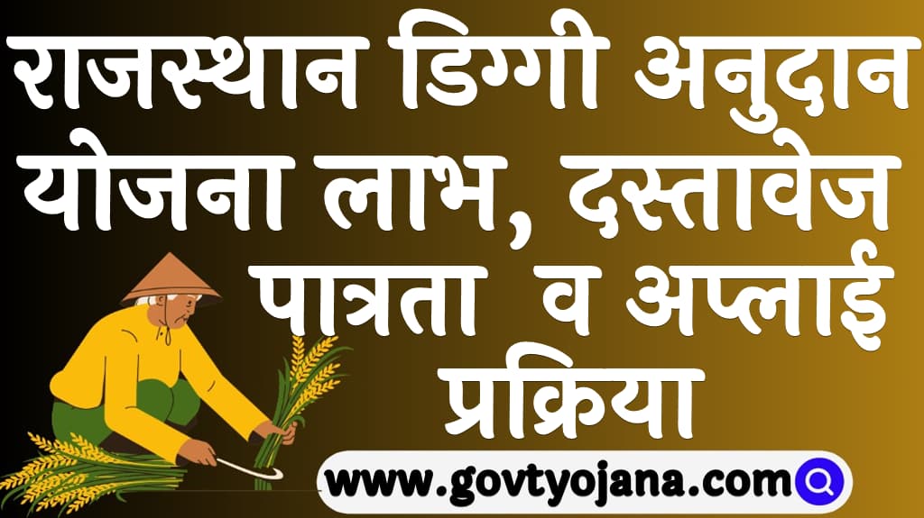 Rajasthan Diggi Anudan Yojana 2025