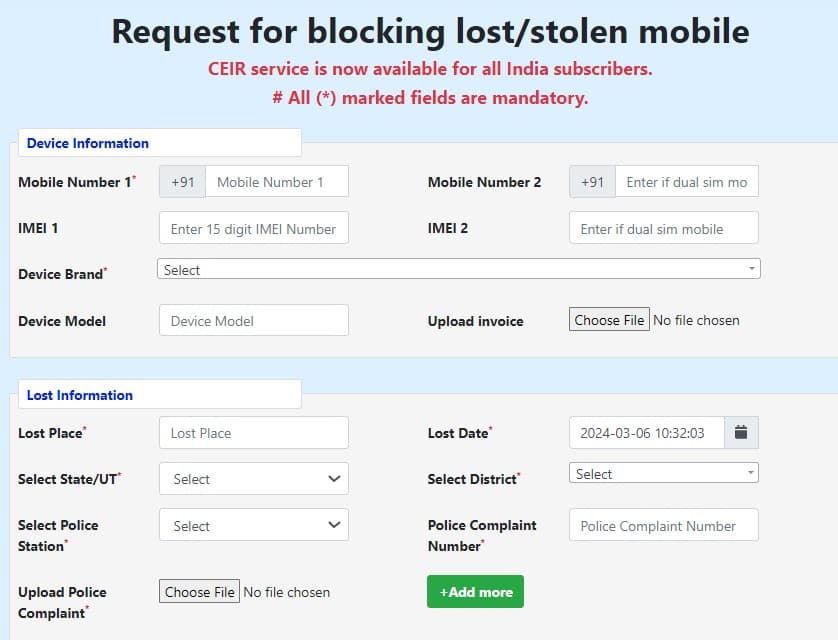 संचार साथी पोर्टल 2025 संचार साथी पोर्टल से चोरी या खोया हुआ मोबाइल फोन ढूंढे 3 संचार साथी पोर्टल 2024 क्या है Sanchar Saathi Portal 2024 1