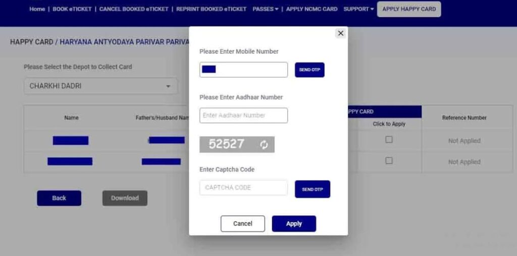 हैप्पी कार्ड हरियाणा 2025 कैसे बनवाएं